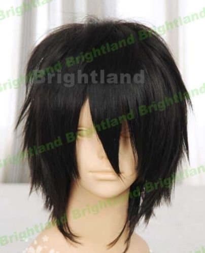 Playcosland Cosplay Tonari No Kaibutsu-kun Yoshida Haru Short Black Cosplay Wig