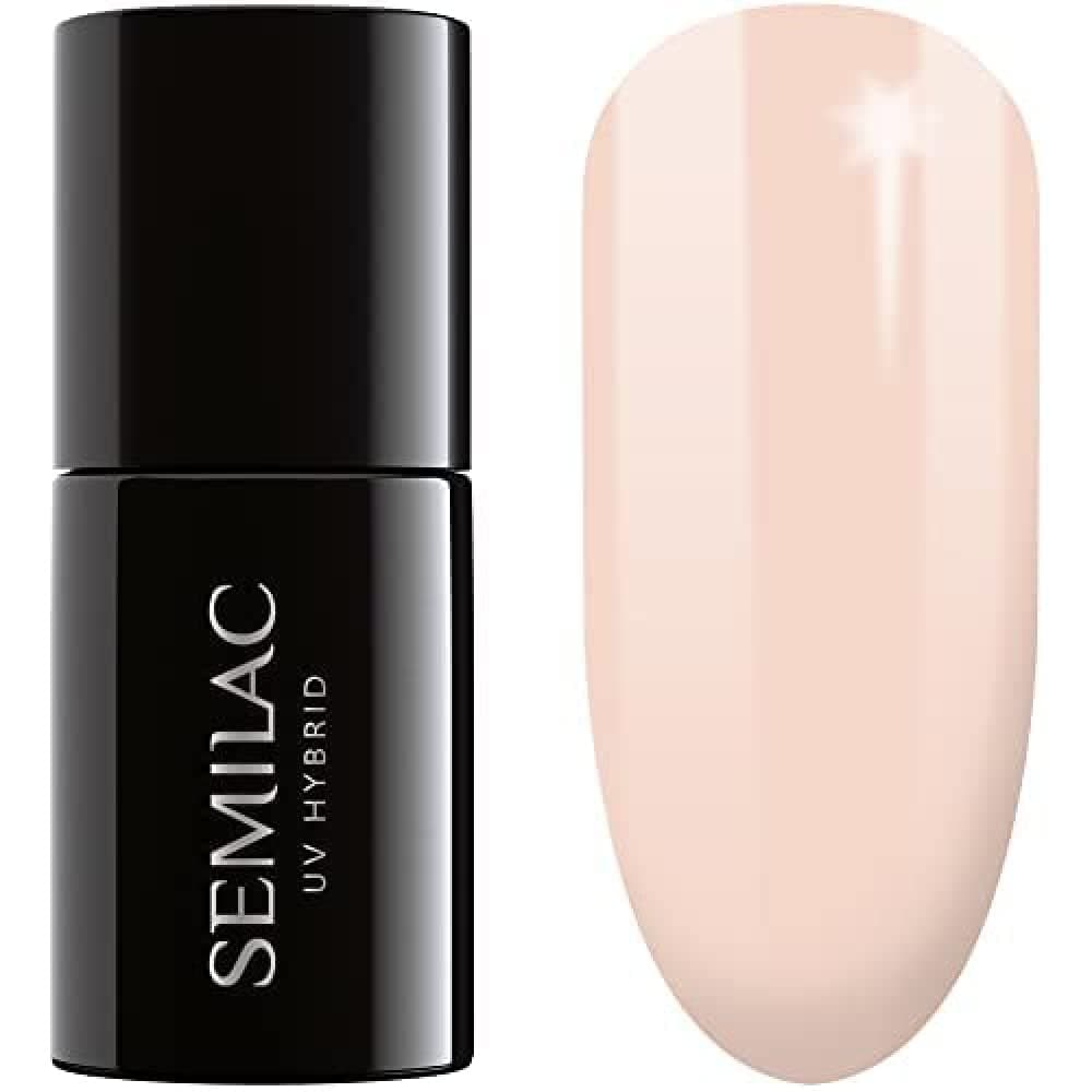 SEMILAC UV Gel Nail Polish - Soak Off, Long Lasting and Easy to Apply. Perfect for Home & Salon use UV/LED Gel Nails 7ml - 208 Mild Beige.