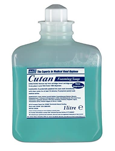Cutan DUCUF39P Foaming Soap Cartridge Refill, 1 L, Blue (Pack of 6) (Pack of 6)