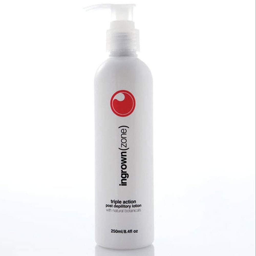 MancineProfessional Ingrown(zone) Triple Action Post Depilatory Lotion - Pump / 250 mL / 8.4 oz.