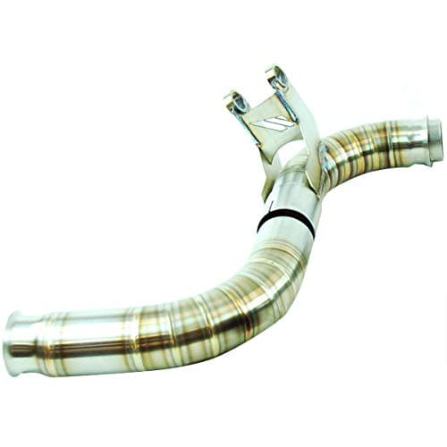 Competition Werkes Catalytic Converter Eliminator (High Mounted Street/Stainless) for 17-18 KTM RC390