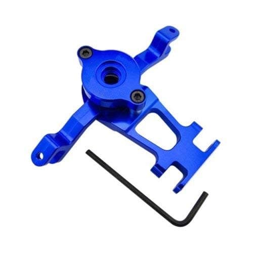 CrazyRacer Aluminum Steering Assembly Blue for Traxxas 1/10 E-REVO 2.0 E-Revo Revo Slayer Pro 4X4 Summit Replace 5344