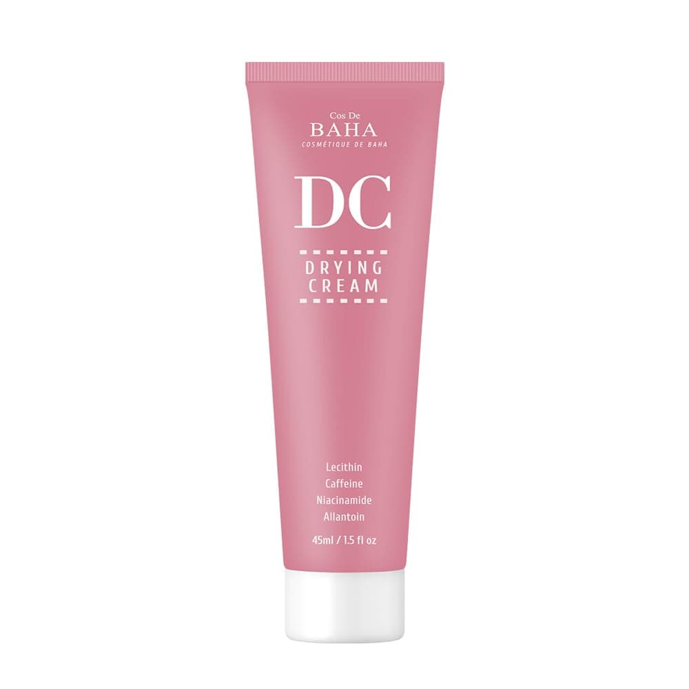 Cos De BAHA Drying Cream 1.5 Fl Oz – Lightweight Niacinamide 4% & Hydrogenated Lecithin Balancing Cream for Oily and Combination Skin (45 ml)