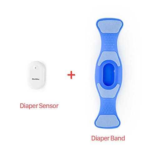 Home Smart Peeing Buckle Baby Elderly Diapers Wearable Humidity Sensor Alarm Sensor Wet Reminder (blue)