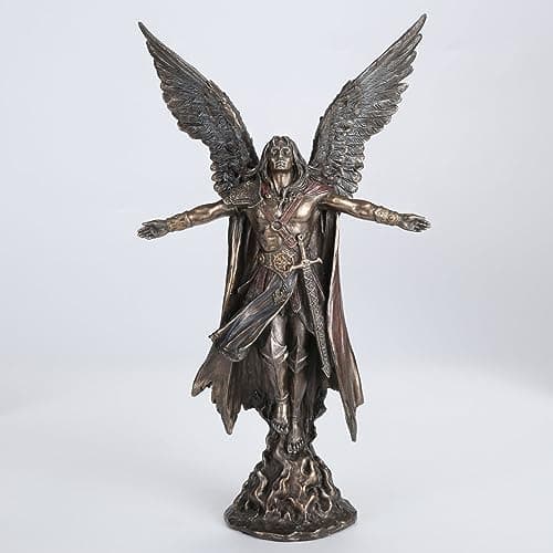 JFSM INC. Ascending Saint Michael Archangel Statue 11-inch
