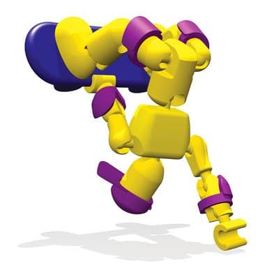 Stikfas Mechana Segmented Robot with Bear