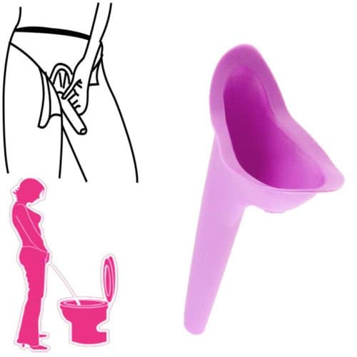 E-18th New Women Outdoor Design Resin Field Urinal Ladies Emergency Pee Vessel Camping Hiking Sports Accessory Tool
