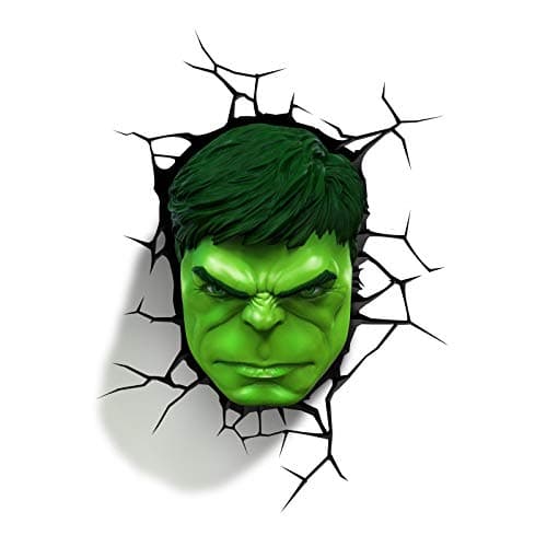 Marvel Avengers Incredible Hulk FIST & Head 3D FX Deco Wall LED Night Light Set ^G#fbhre-h4 8rdsf-tg1324100