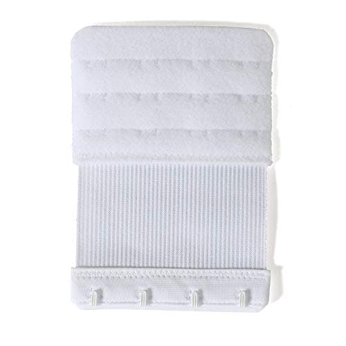 Magicmode Bra Extenders 4 Hook Elastic Stretchy Bra Extensions Strap Comfortable 3pcs-Pack