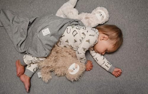 Burt's Bees Baby Boys' 2-Piece Long Sleeve Tee and Pants Organic Cotton Pajama Set