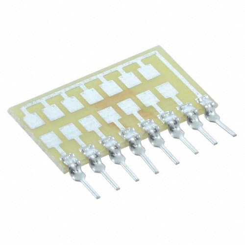8 Pin SIP Discrete Surface Mount Integrated Circuit Adapter (0.8" x 0.5")