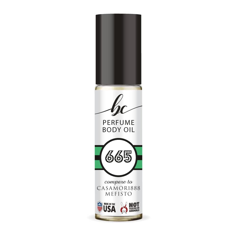 - BC Perfume 665 Inspired by Casamor1888 Mefisto For Men Replica Fragrance Body Oil Dupes Alcohol-Free Sample Travel Size Concentrated Long Lasting Roll-On 0.3 Fl Oz/10ml