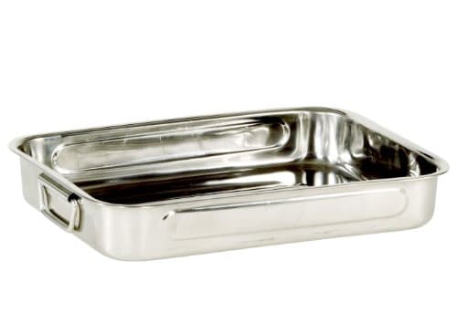 My Basics Oven Baking Pan with Drop Handles Stainless Steel 14 x 10