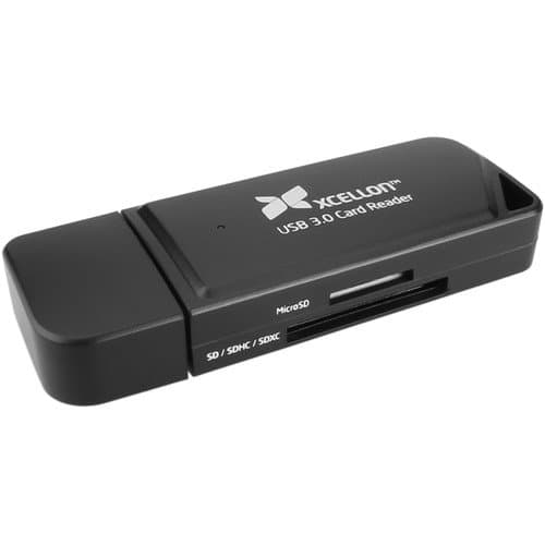 Xcellon CR-P2P Portable USB 3.0 Card Reader