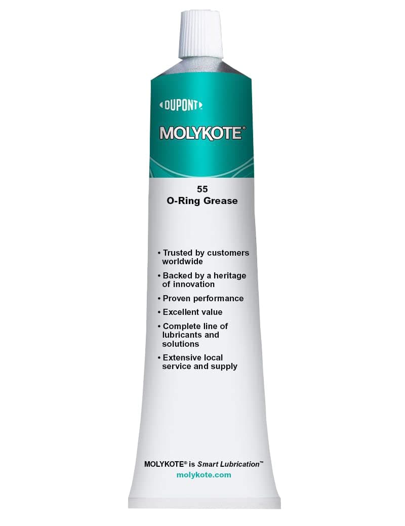 DOW CORNING MOLYKOTE 55 O-Ring Silicone Grease Lubricant Lube 5.3 oz Tube