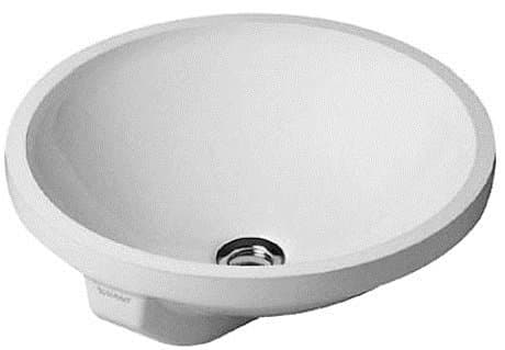 Duravit 046840-00-00 White Architec Undercounter Vanity Basin - 15-3/4"