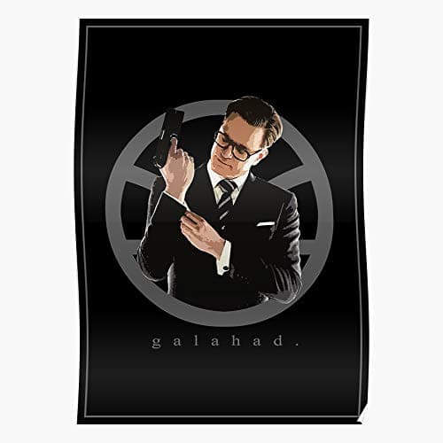 Fsgedana Galahad Harry Secret Movies Kingsman Colin Firth The Hart Service Comics - Movies- Print Modern Typographic Poster Girl Boss Office Decor Motivational Poster Dorm Room Wall - / Customize