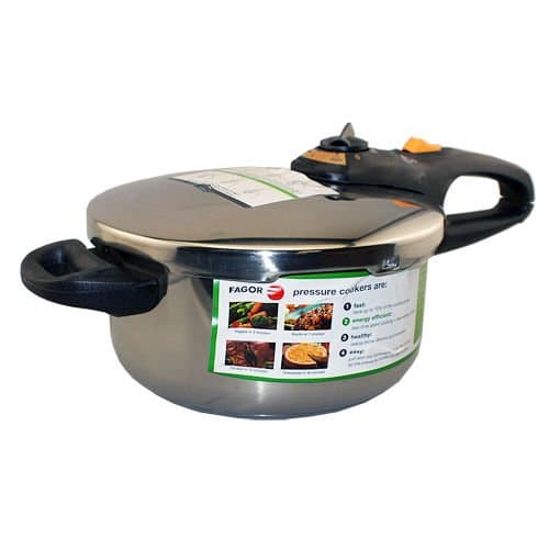Fagor 918060242 Duo 4 Quart Stainless Steel Pressure Cooker Quick Cooking New