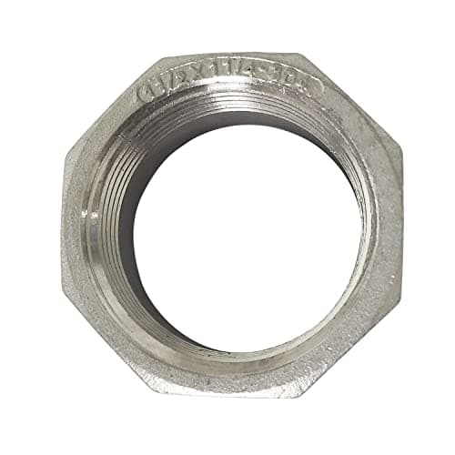 Stainless Steel Adapter Male x Female Thread Reducer Bushing Pipe Fitting BSP SS SUS304 New (1-1/2" x 1-1/4")