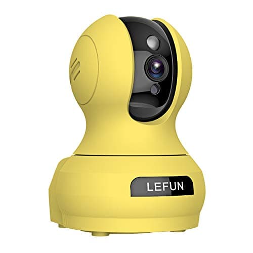 LeFun Wireless Camera, Baby Monitor WiFi IP Surveillance Camera HD 720P Nanny Cam Video Recording with Pan Tilt Remote Motion Detect Two Way Audio and Night Vision