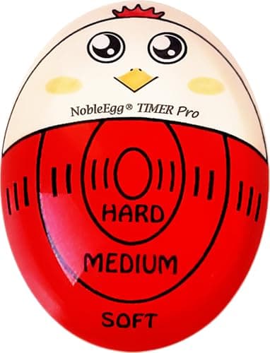 NobleEgg Egg Timer Pro | Soft Hard Boiled Egg Timer That Changes Color When Done | No BPA, Certified