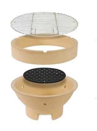 Dracarys Round cast Iron fire Grate, BBQ high Heat Charcoal Plate for Large Big Green Egg fire Grate Bottom Grate Grill Parts Charcoal Grate Replacement Parts Big Green Egg l accessories-9inch