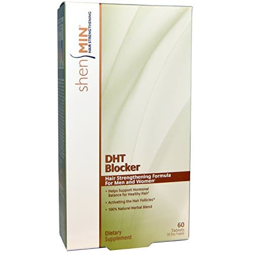 Shen Min Hair Strengthing Formula, DHT Blocker Tablets, 60-Count (Pack of 2)
