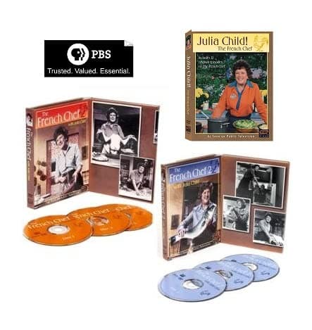 Julia Child: The French Chef 9 DVD Ultimate Collector Set + Exclusive PBS Sticker