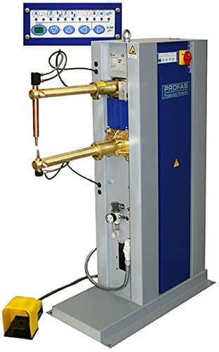 Electric Spot Welding Machine - Sheet Metal Fabrication/HVAC Duct Production - Air Operated Rocker Arm with Foot Pedal Control & ProCool II 220v