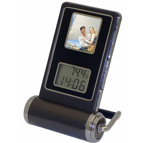 Mustek PF-E150 TravelFoto Travel Digital Photo Frame / Alarm Clock