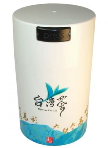 Tightvac Teavac 6-Ounce Vacuum Sealed Tea Storage Container