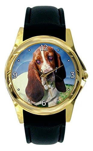 TWK Women's Basset Hound Dog Watch Quartz White Dial Watch