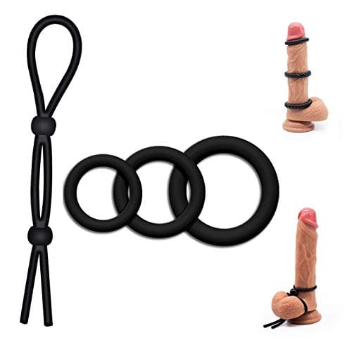 Set of 2 Soft Silicone Finger Massage Ring Flexible Rings for Exercise Bands Size 1.78 Inches
