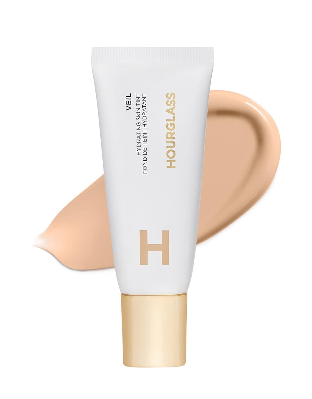 Veil Hydrating Skin Tint, Dewy Tinted Moisturizer, Makeup and Skincare Benefits, Lightweight, Buildable Coverage, Vegan, Cruelty-Free Hourglass Skin Tint for Radiant, Natural Glow