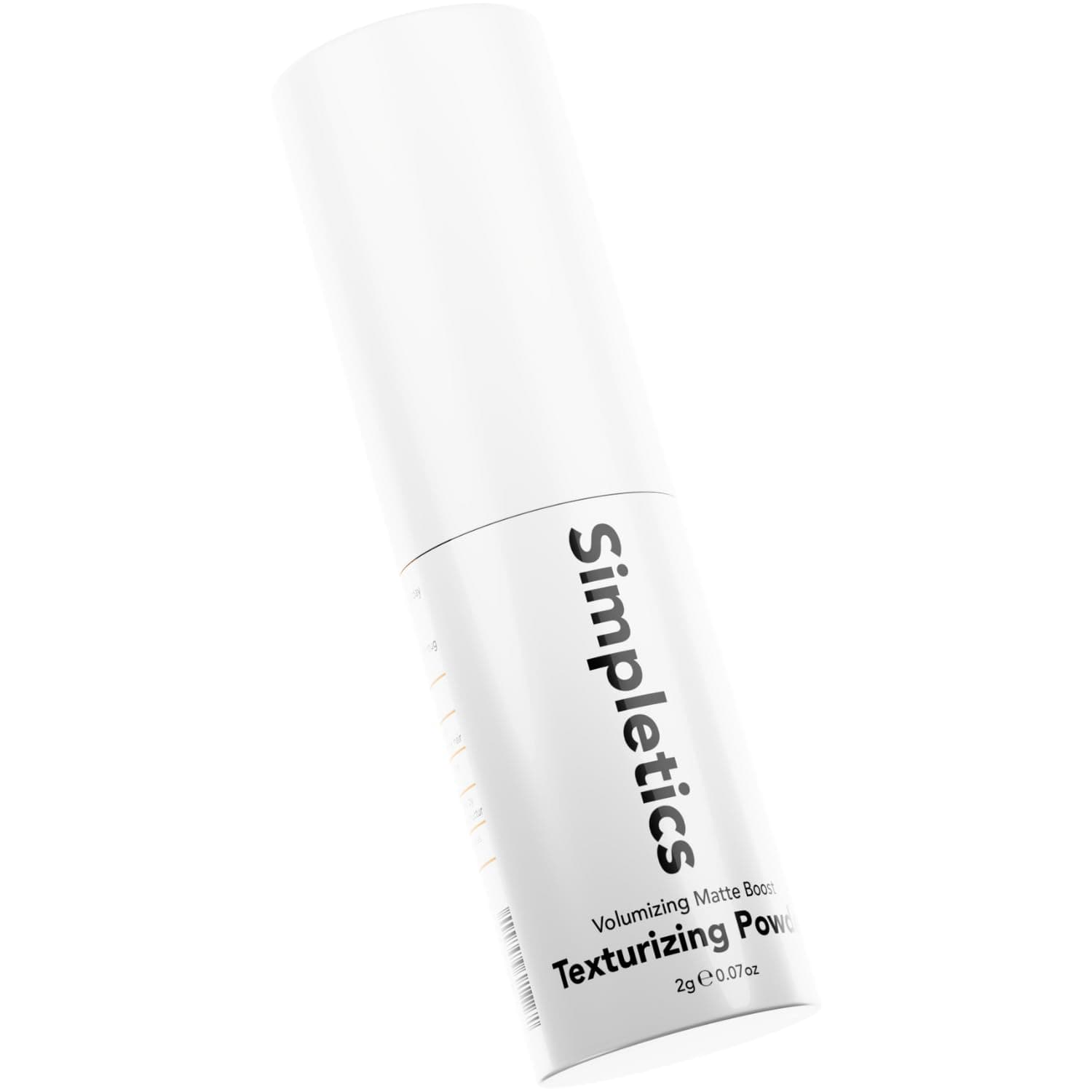 Simpletics Texturizing Powder - All Natural, 4 Ingredient Nourishing Formula with Rice Starch - Chemical Free - Gives Volumized, Texturized, Matte Finish to Men & Women