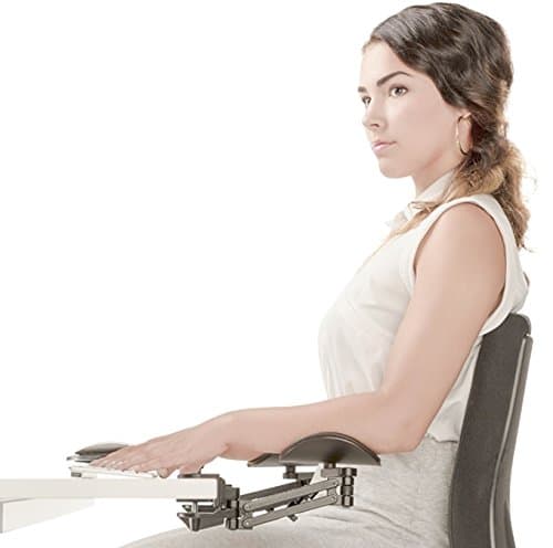 330-000-BK - ErgoRest Articulating Arm Support - Black - Standard Arm, Standard Pad