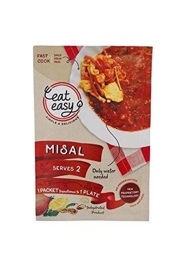 Eat Easy Ready to Cook Instant Breakfast Mix, Misal, Pack of 5 (400g)
