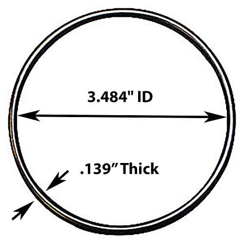 O-Rings - Compatible with Whirlpool WHKF-DWHV, WHKF-DWH & WHKF-DUF Water Filter (6 Pack)