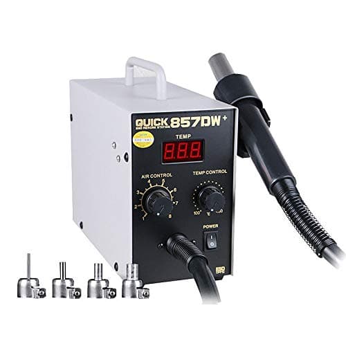 Yiki Good QUICK 857DW+ 220V 580W Digital Display Straight Wind Hot Air Gun, AU Plug