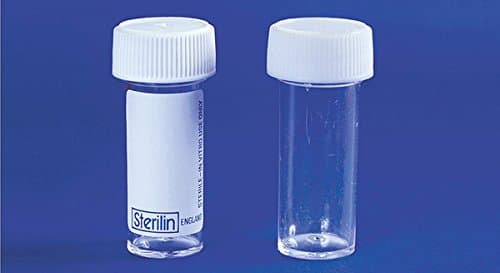 STERLIN 080171 Bijou vial 7 ml with label Sterilin