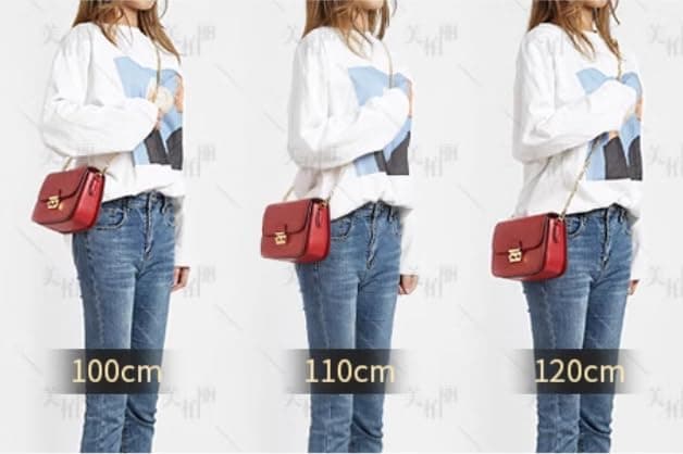 LinerLink Conversion Kit (Insert+Chain) for Chanel Card Holder Wallet On Chain (Gold, 110cm)