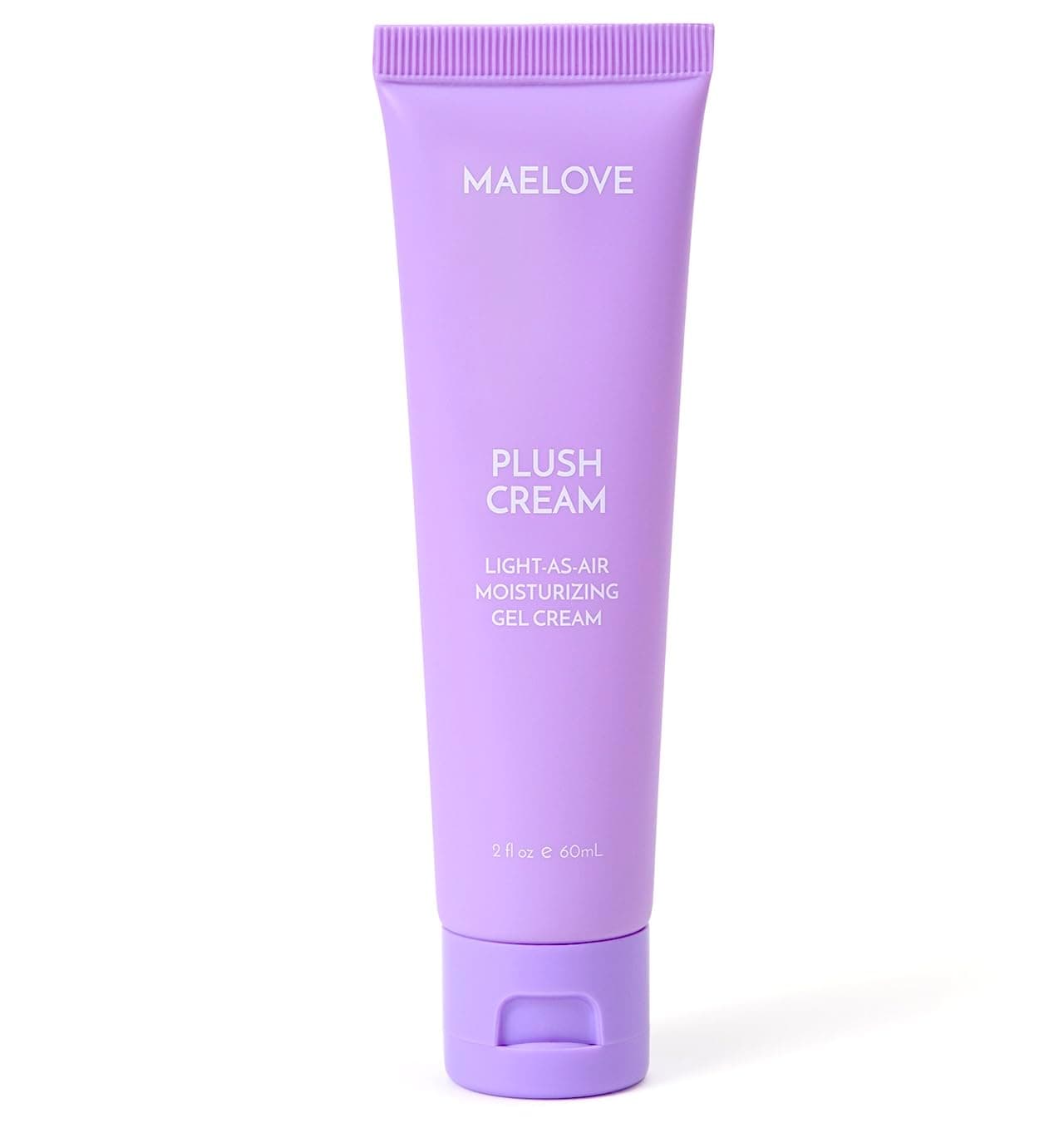 Plush Cream Light-as-Air Gel Moisturizer, Hydrating with Squalane and Hyaluronic Acid, For Sensitive Skin, Made in USA