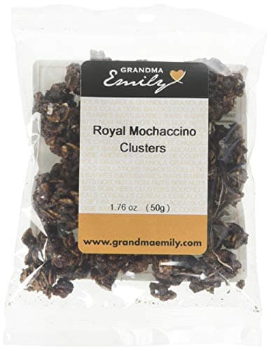 Grandma Emily Coffee Flavored Royal Mochaccino Granola Mini Snack Pack 1.76 oz (8 Pack)