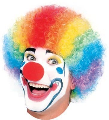 Clown Wig Costume Accessory