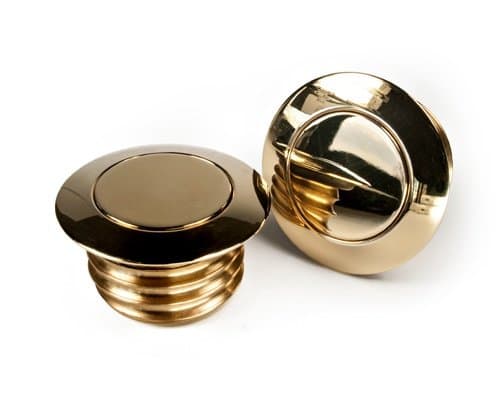Tank Cap Set Pop-up Polished Brass