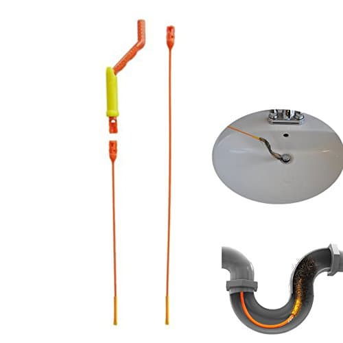 Drain Weasel Hair Anti-Clog Tool Starter Kit Flexible Drain Snake Clog Wand Perfect for Shower Sink Bathtub Toilet Hair Removal