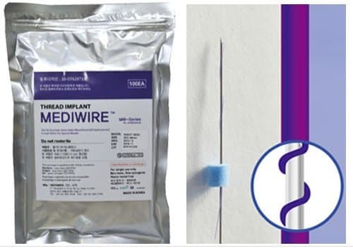 MEDIWIRE Maeson PDO Thread Lift / Face Whole Body Lift 100pcs - Mono Type (27G-60mm) by MEDIWIRE