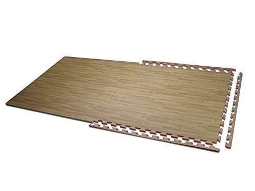 Schiavi Sport, ART 3715 of Interlocking Bi-Colour Parquet Carpet Made of Eva