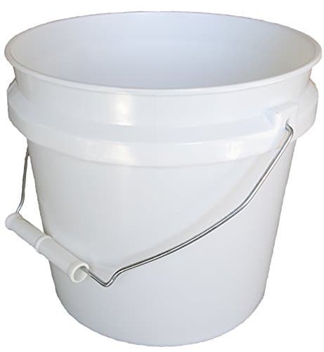 Leaktite 744456 1-Gallon White Plastic Pail Paint Pail/Container by Leaktite
