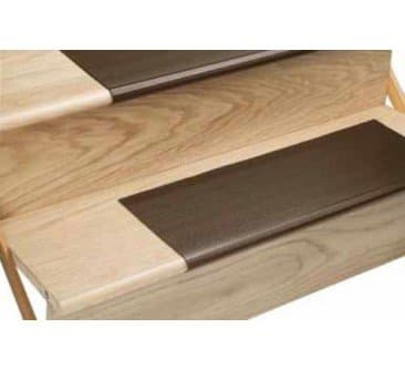 Dennis Vst2405 Stair Tread Protector, Vinyl, Black, 24" W X 9-7/8" D